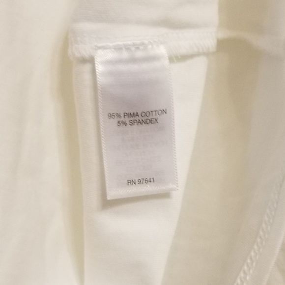 J.Jill pure jill white relaxed pima turtleneck - Picture 6 of 7